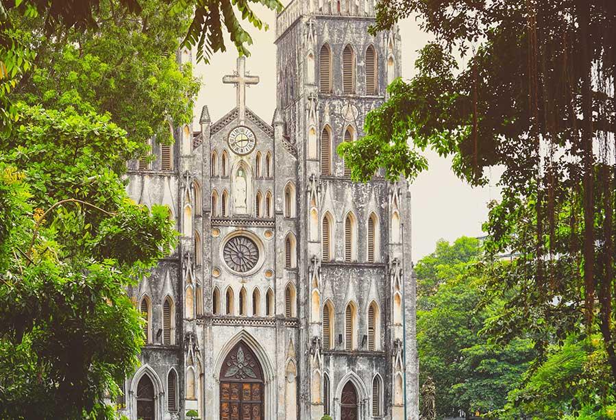 St Joseph's Cathedral in Hanoi