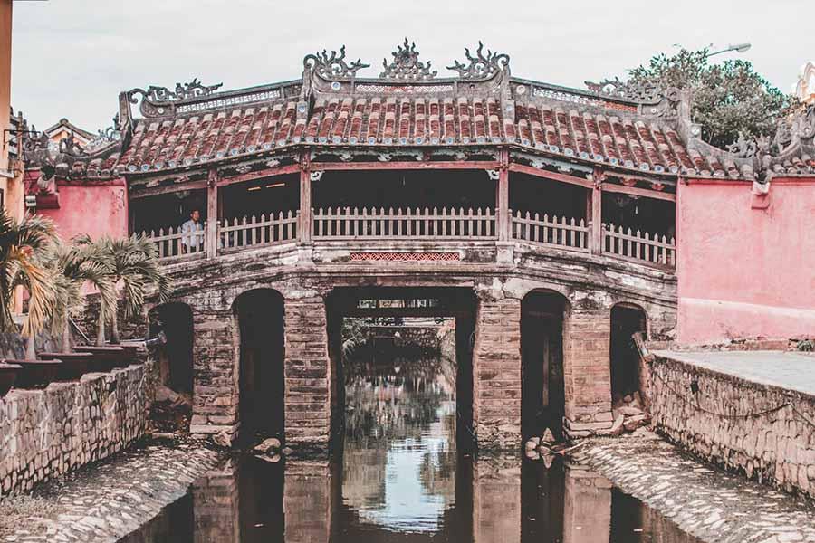 A bridge in Hoi An, Vietnam