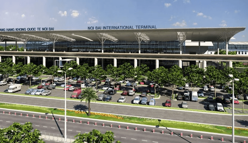 Noi Bai International Airport Terminal 2 exterior in Hanoi