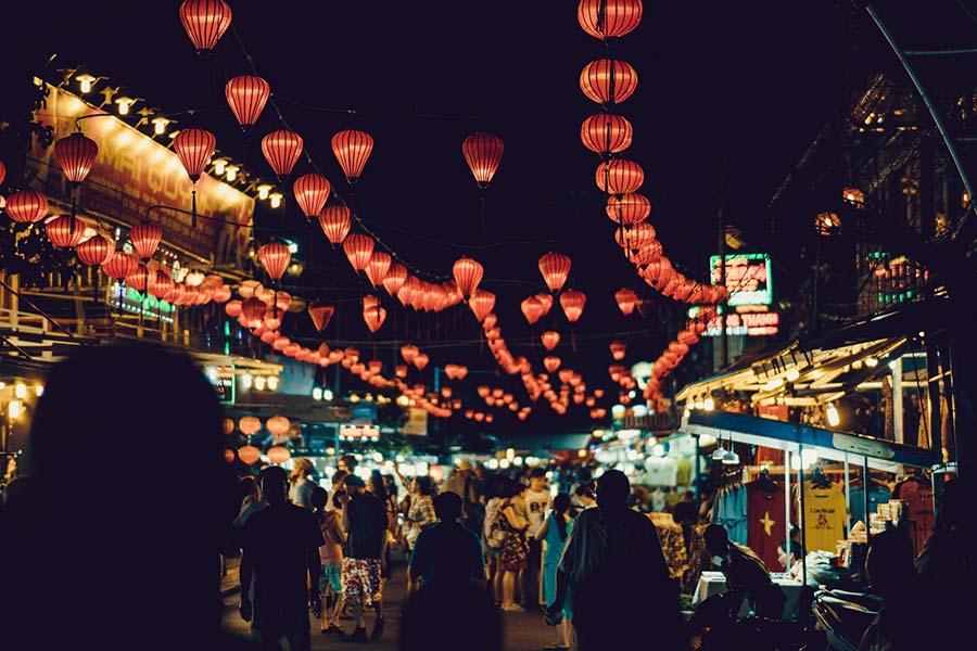 Shopping Street In Phu Quoc