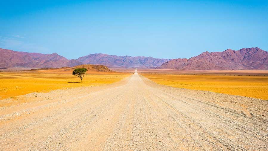 Dry contryside in Kenya