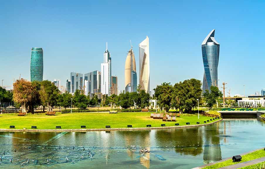The city of Kuwait