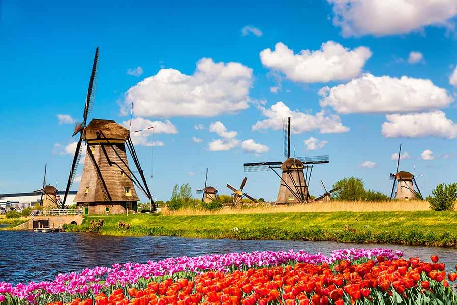 The windmills of Netherland