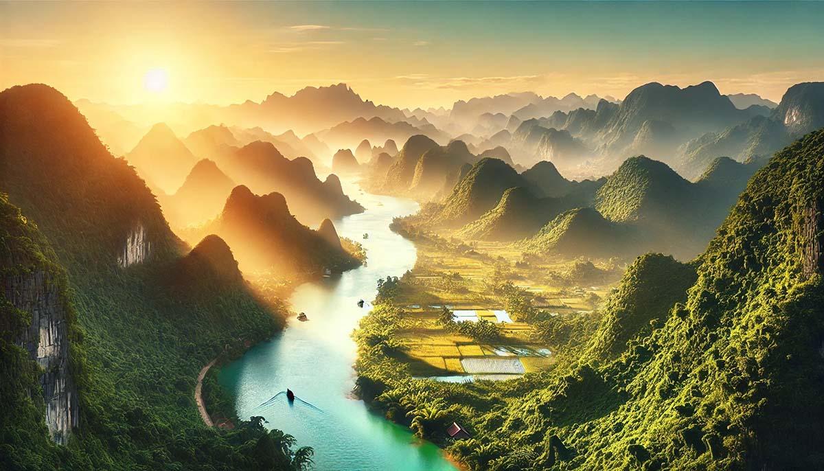 Stunning landscape of Vietnam