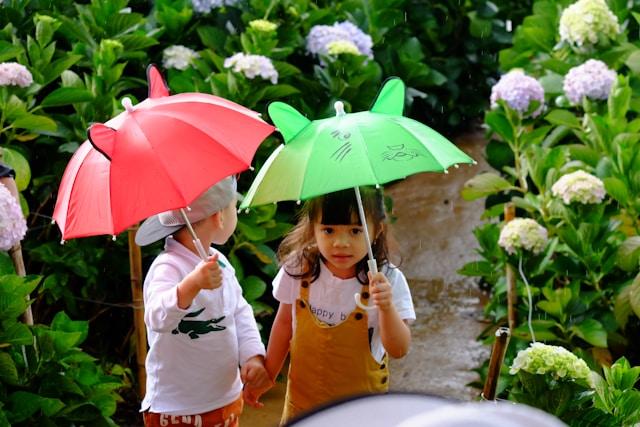 Family enjoying vacation in Vietnam with children