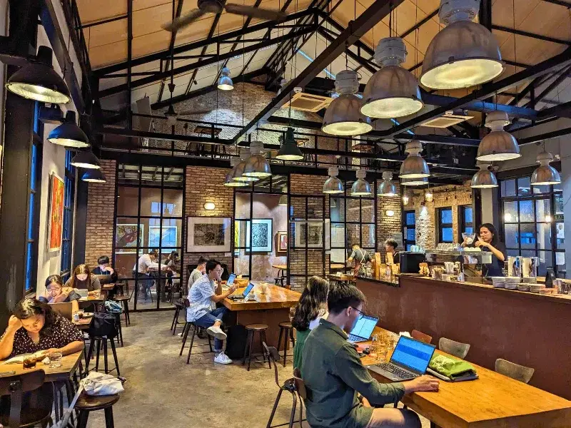 Cafes for remote work in Ho Chi Minh city