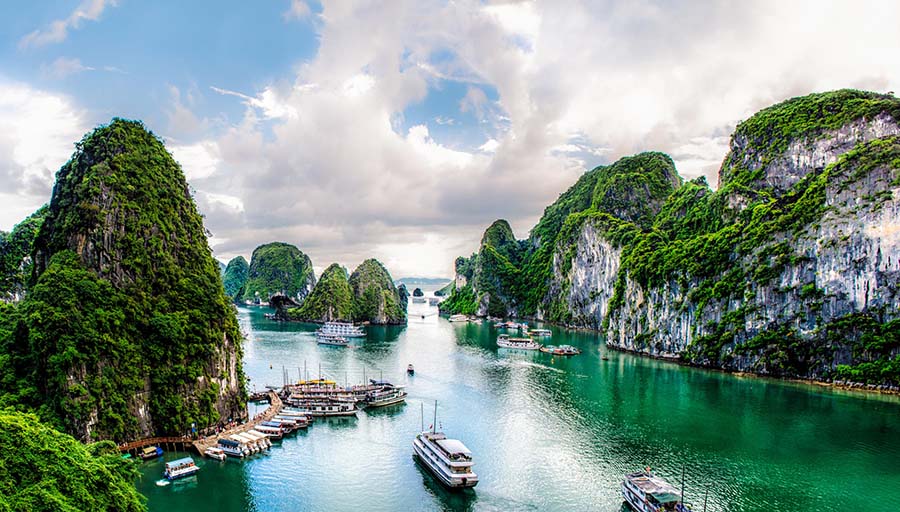 Cruising Through Halong Bay